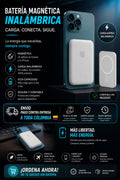 Bateria Inalambrica portatil y compatible para Iphone 3000 mAh